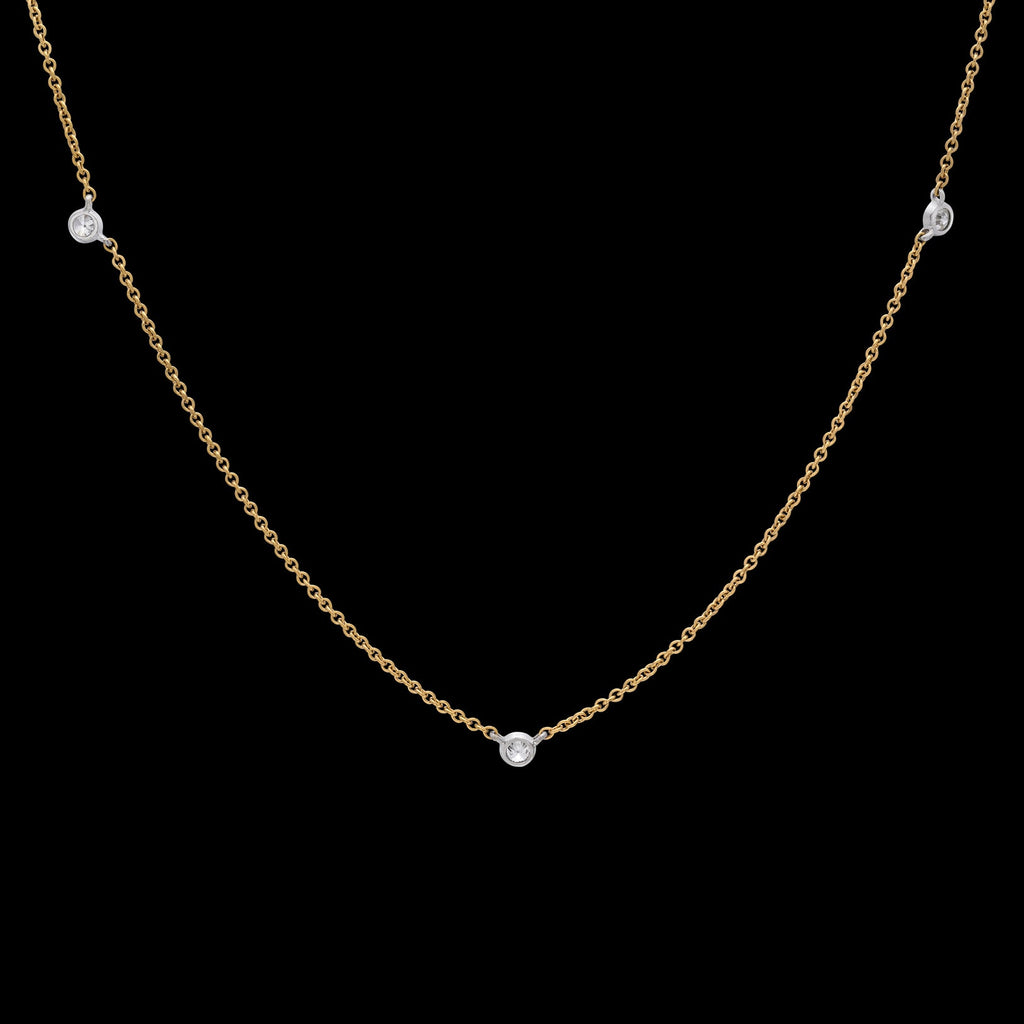 Diamond and 18k Gold Necklace