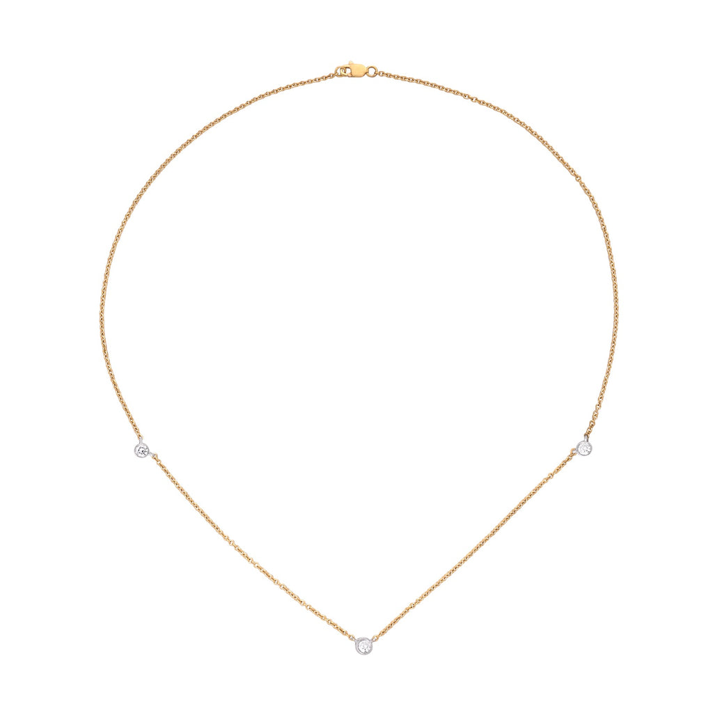 Diamond and 18k Gold Necklace