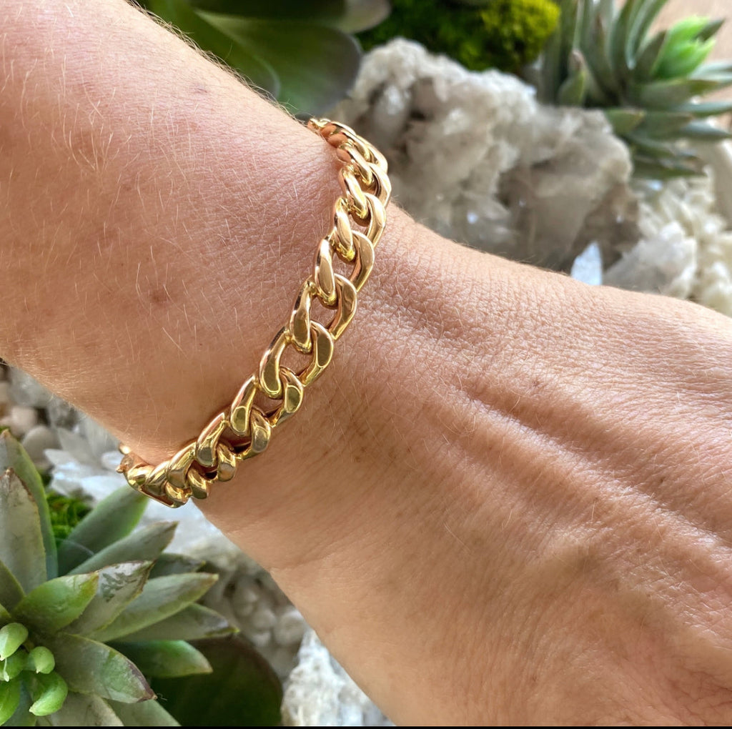 18k Rose Gold Bangle Bracelet