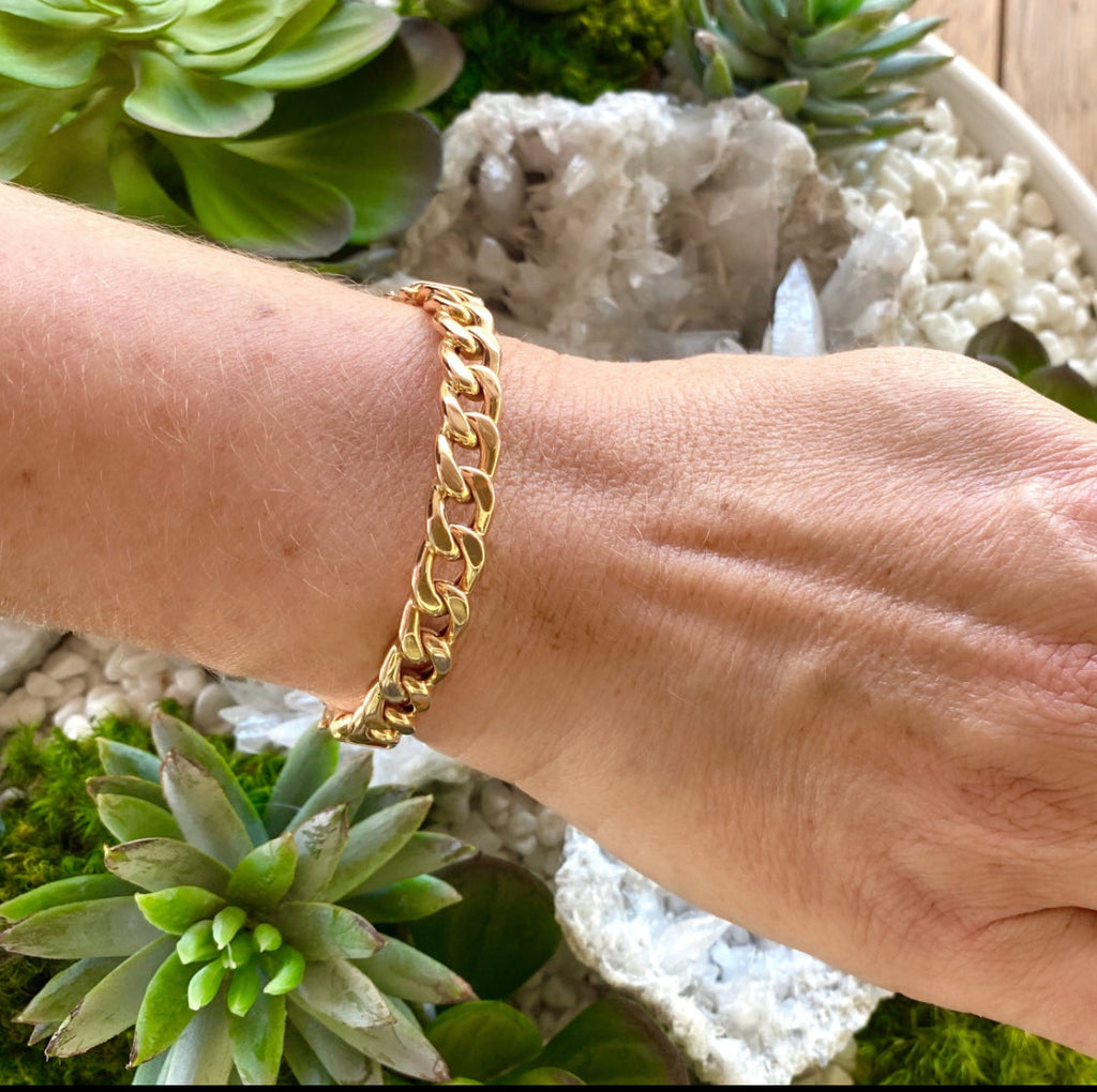 18k Rose Gold Bangle Bracelet