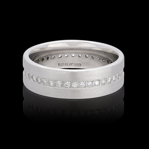 Diamond & Platinum Eternity Band