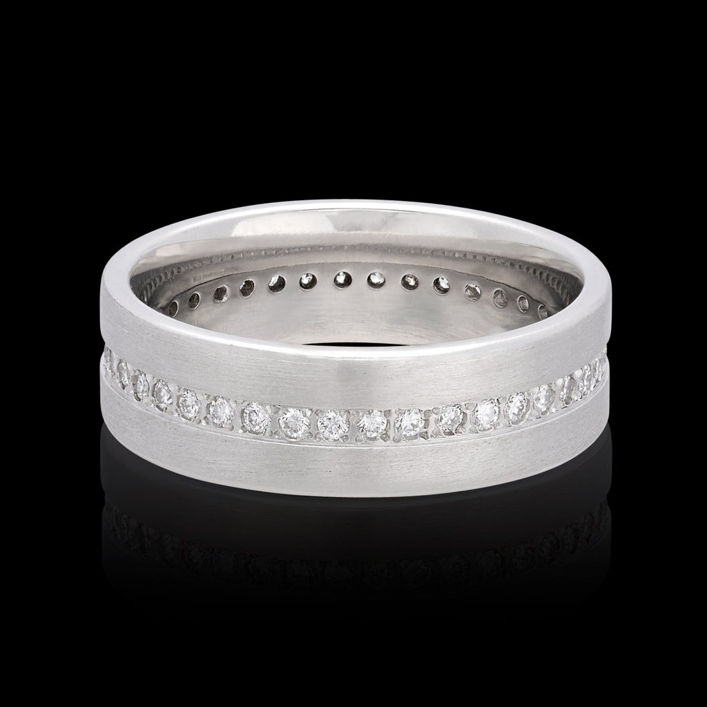 Diamond & Platinum Eternity Band