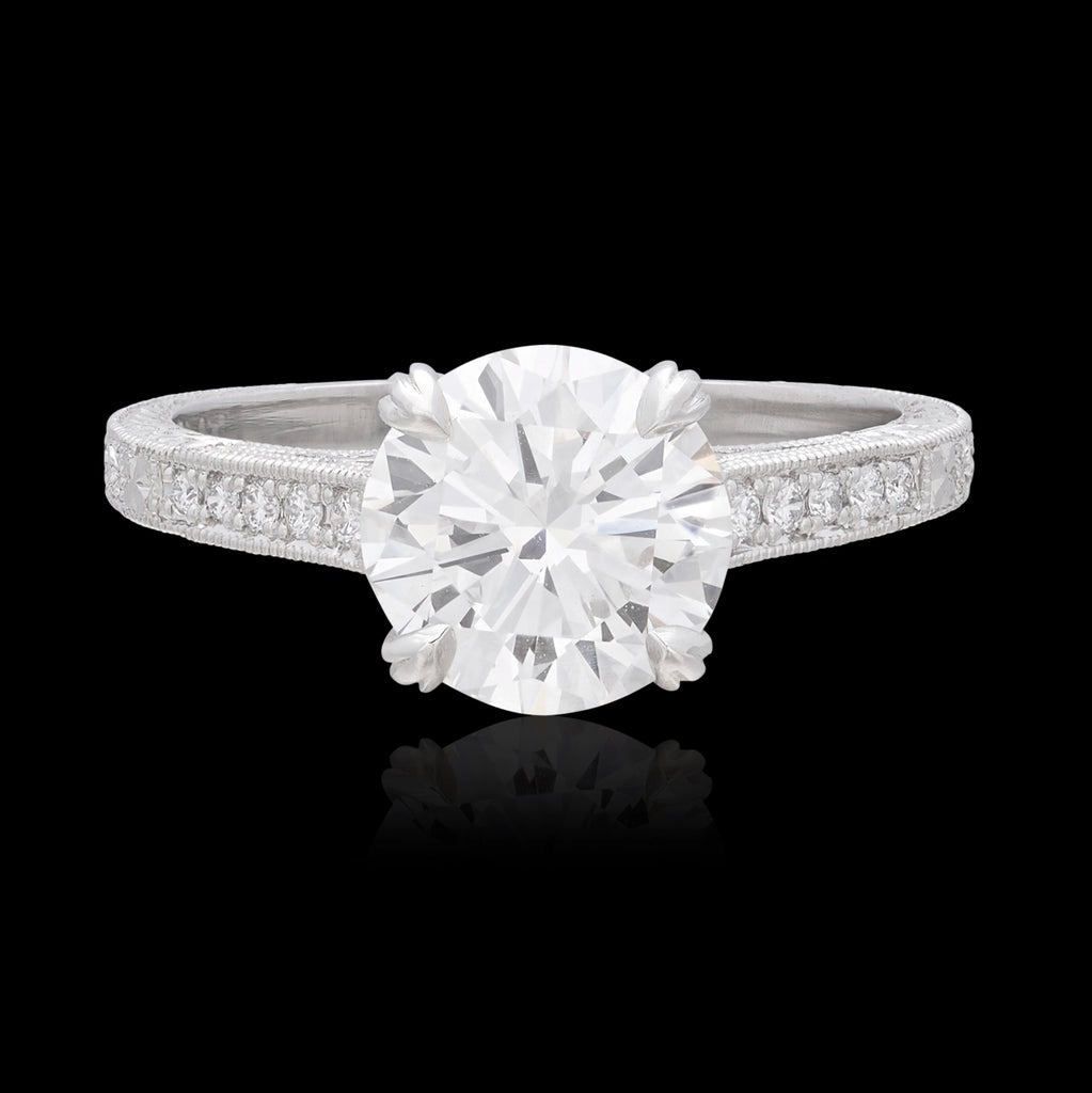 Gorgeous 2.00ct GIA Platinum Diamond Ring