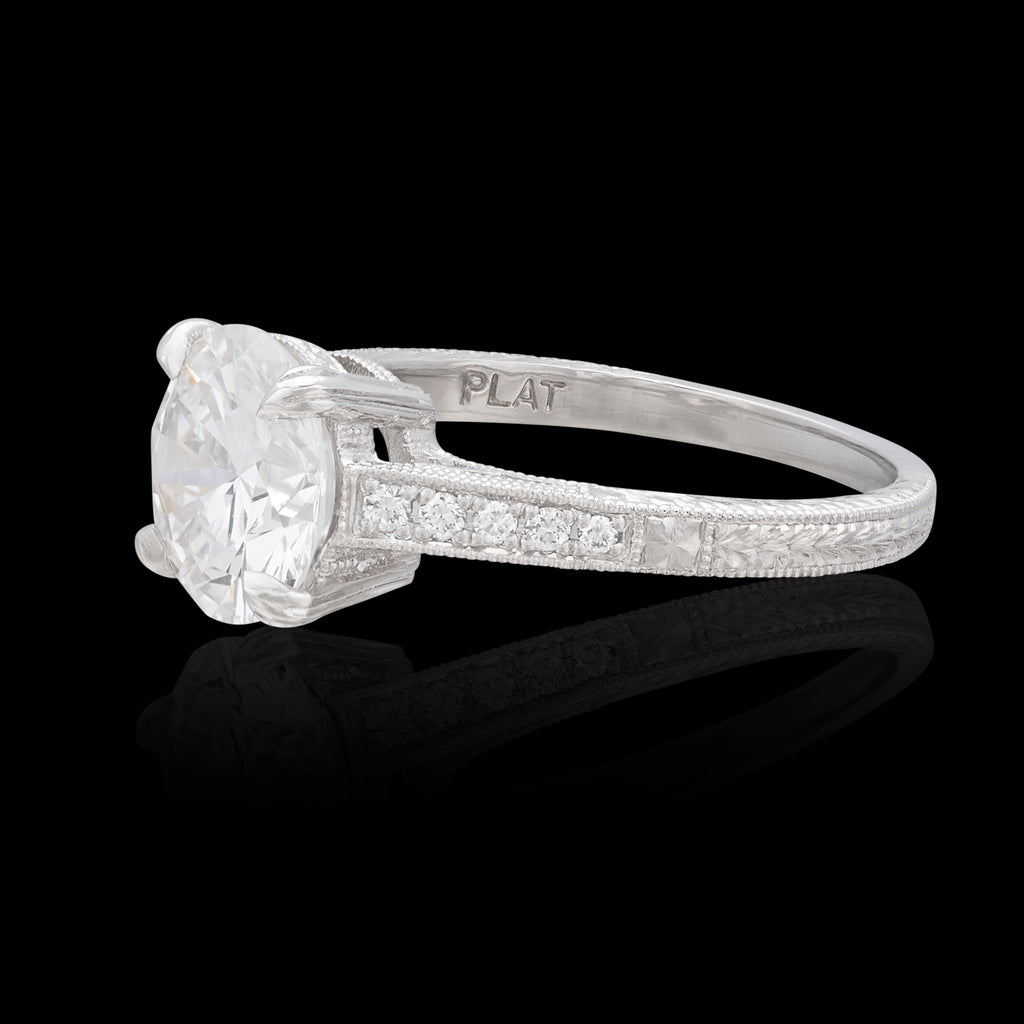 Gorgeous 2.00ct GIA Platinum Diamond Ring