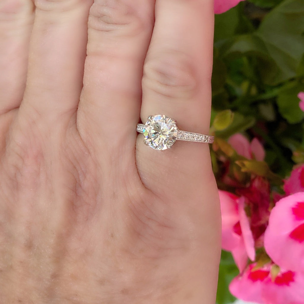 Gorgeous 2.00ct GIA Platinum Diamond Ring