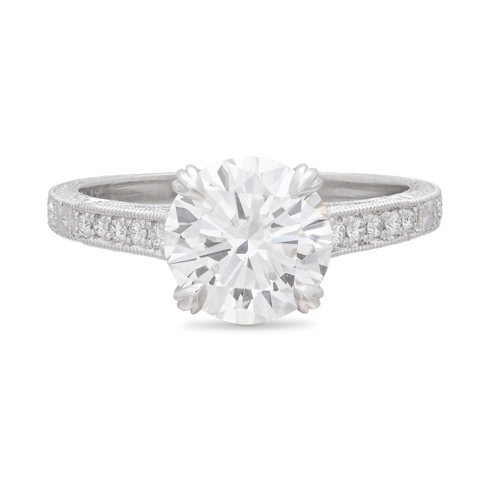 Gorgeous 2.00ct GIA Platinum Diamond Ring