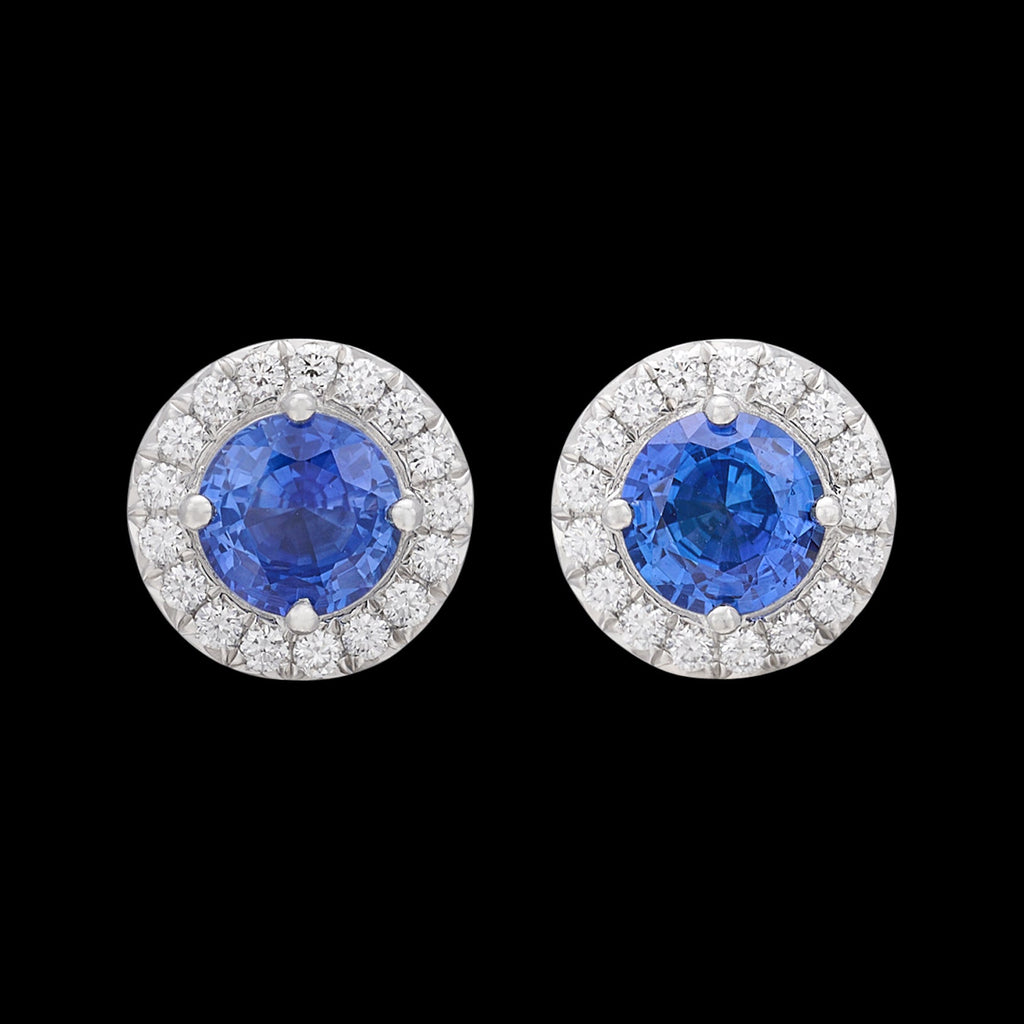 Sapphire & Diamond "Solete" Earrings by Tiffany & Co.