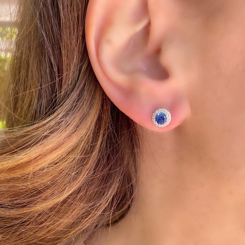 Sapphire & Diamond "Solete" Earrings by Tiffany & Co.