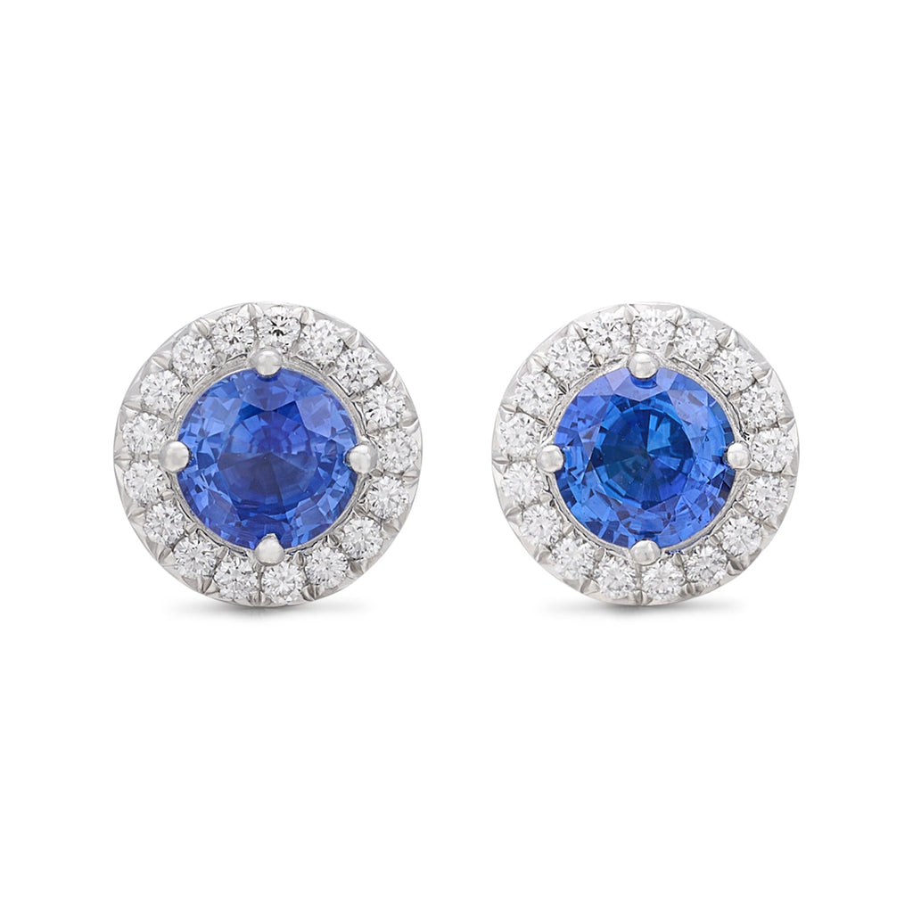 Sapphire & Diamond "Solete" Earrings by Tiffany & Co.