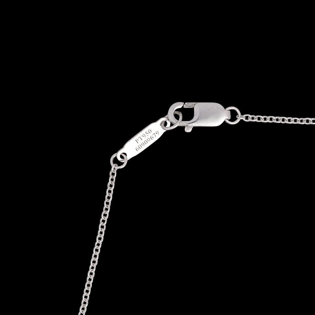 Tiffany & Co. "Soleste" Pear Shaped Diamond Pendant Necklace