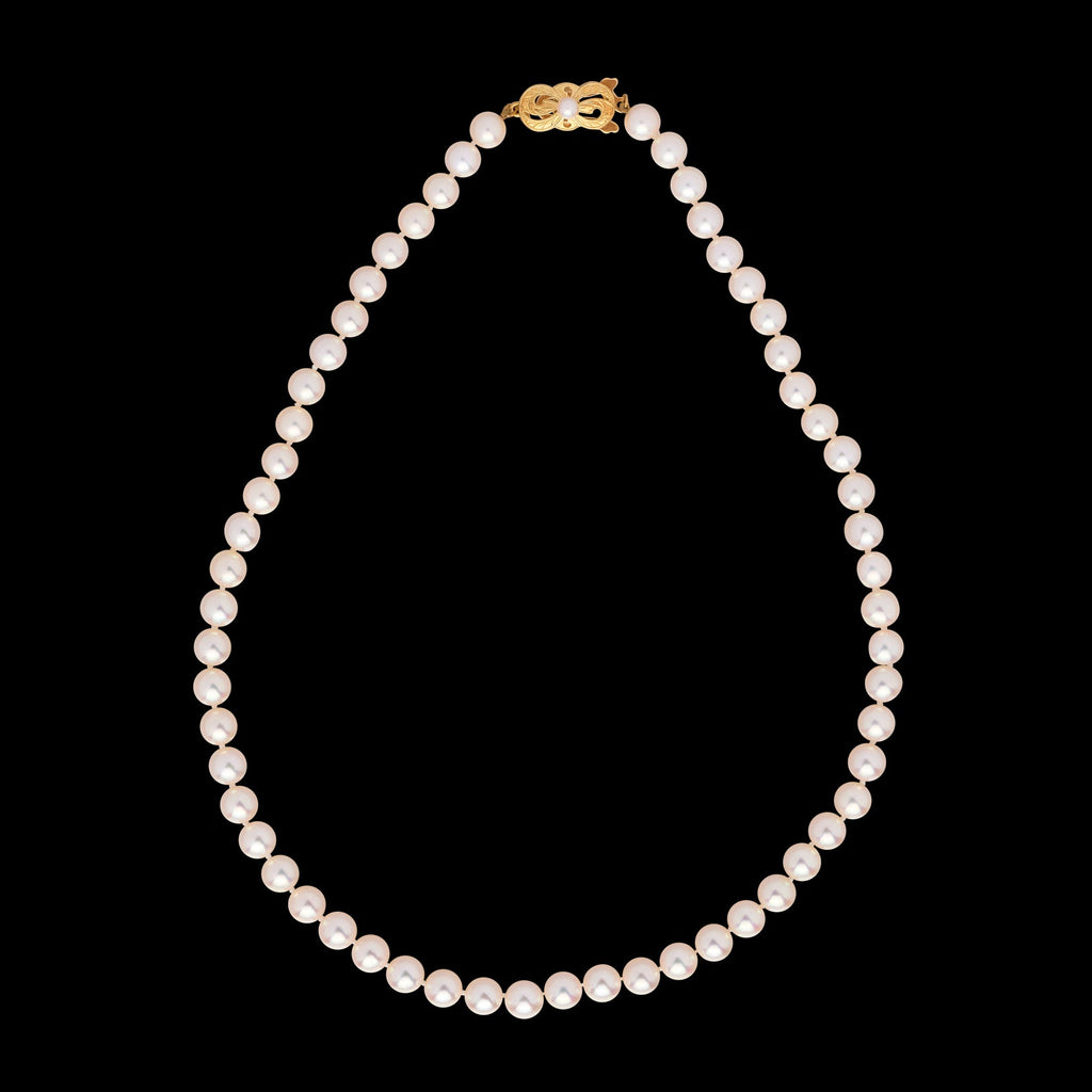 Fine 16" Mikimoto Pearl Necklace