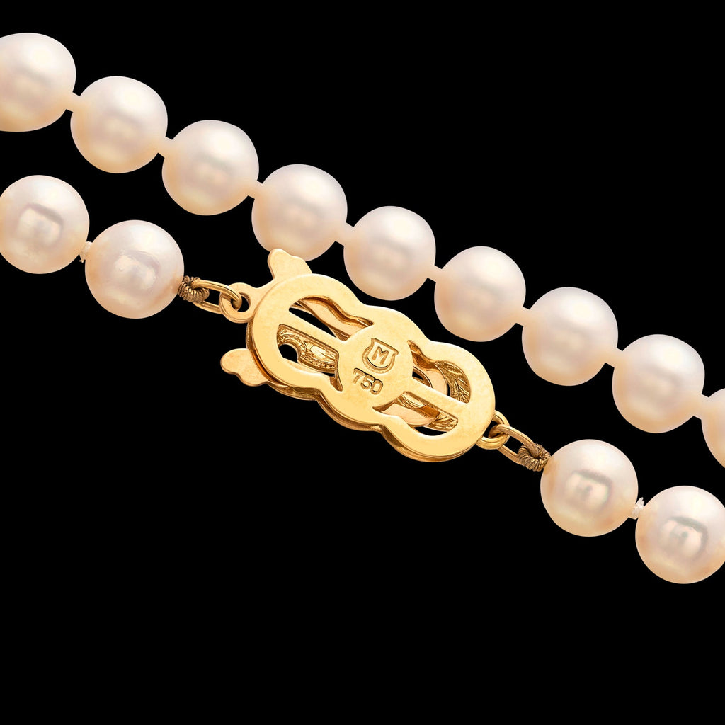 Fine 16" Mikimoto Pearl Necklace