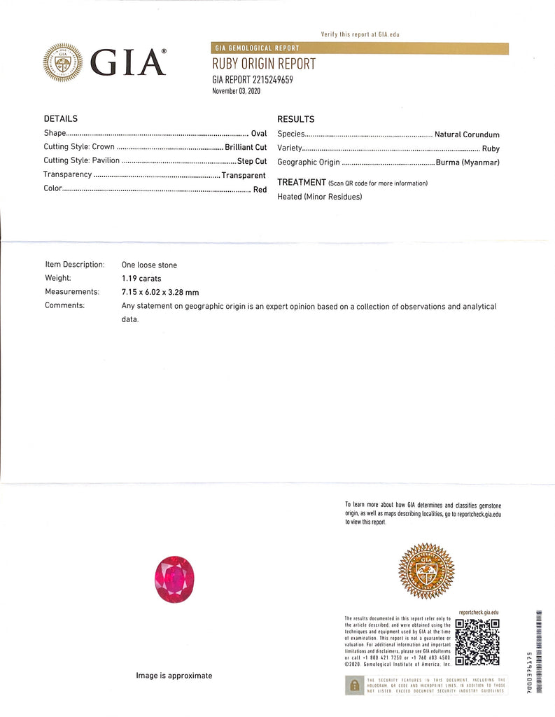 Gorgeous Platinum Burma Ruby & Diamond Deco Style Ring