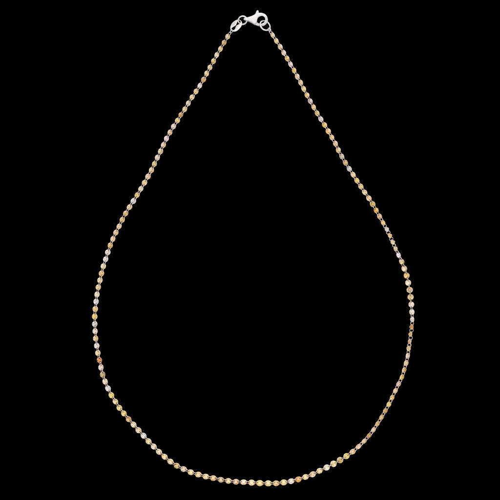 Yellow, White & Champagne 18kt Diamond Necklace