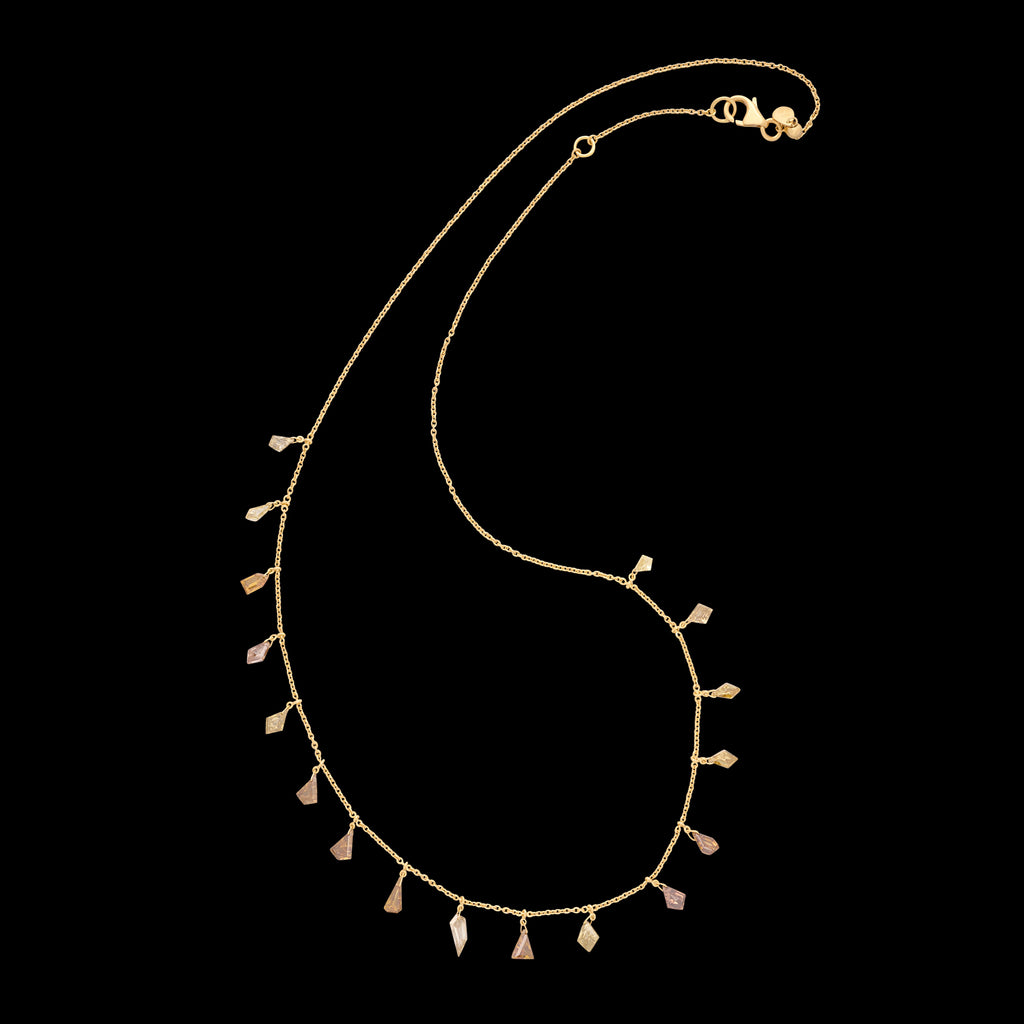 Unique Multi-Colored 4.40ct Diamond Necklace