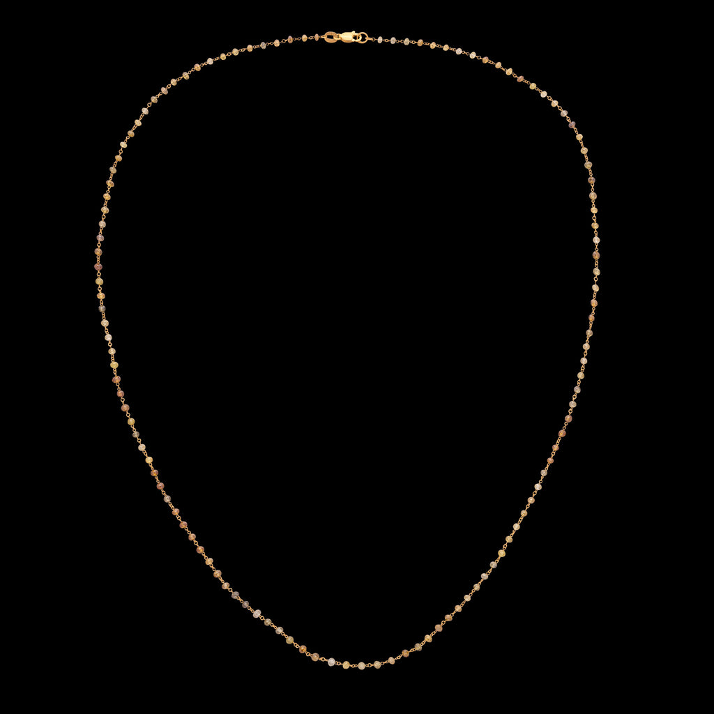 Exceptional 18kt Multi-Colored 16.52ct Diamond Necklace