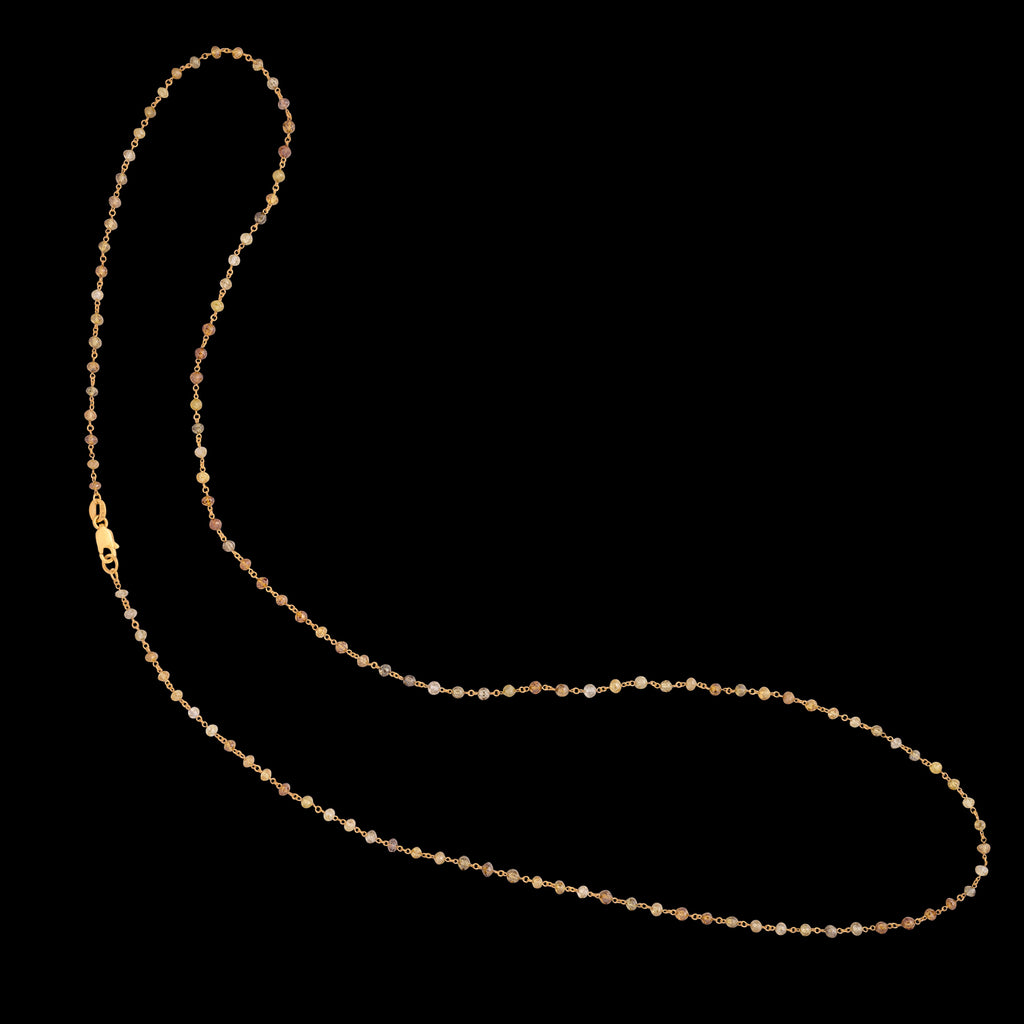 Exceptional 18kt Multi-Colored 16.52ct Diamond Necklace