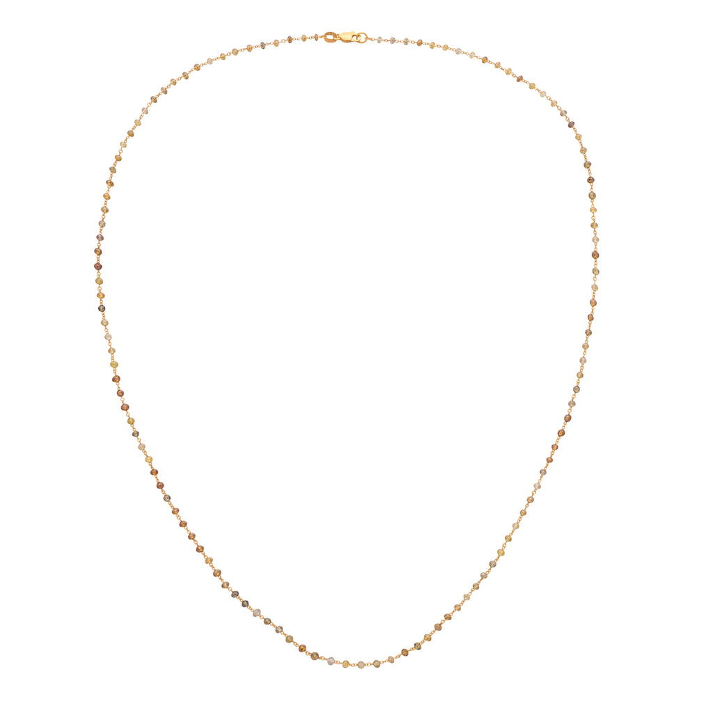 Exceptional 18kt Multi-Colored 16.52ct Diamond Necklace