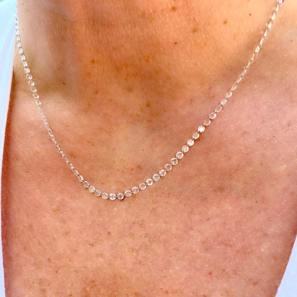 18kt White Gold 5.79 carat Diamond Necklace