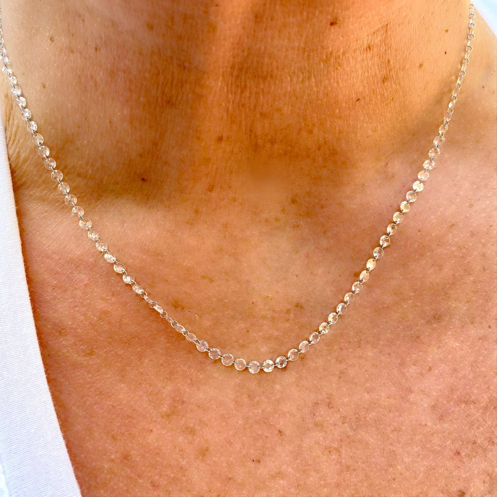 18kt White Gold 5.79 carat Diamond Necklace