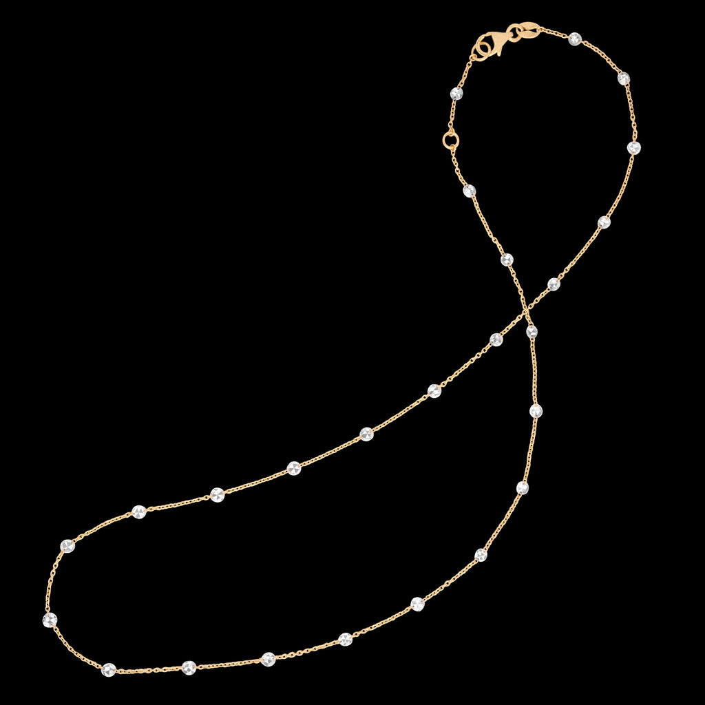 Beautiful 18kt Yellow Gold 1.65ct Diamond Necklace