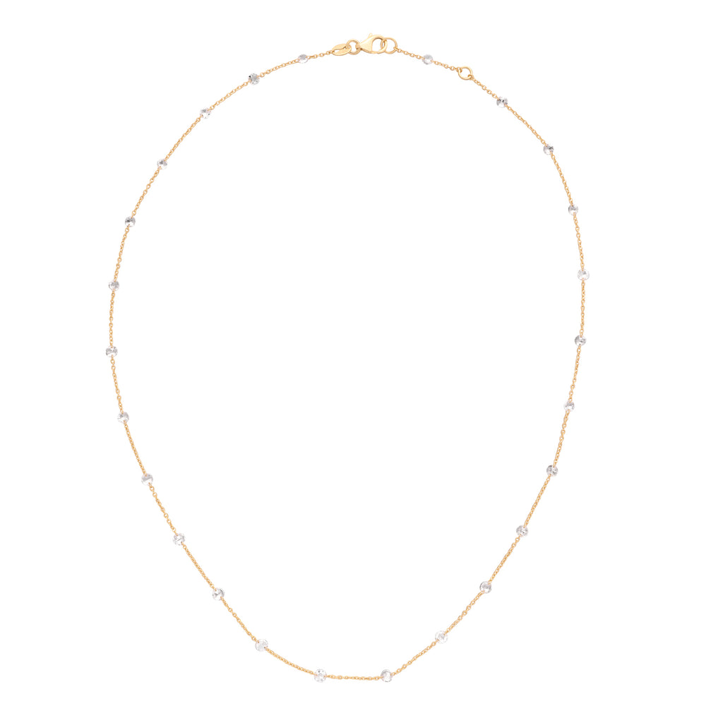 Beautiful 18kt Yellow Gold 1.65ct Diamond Necklace