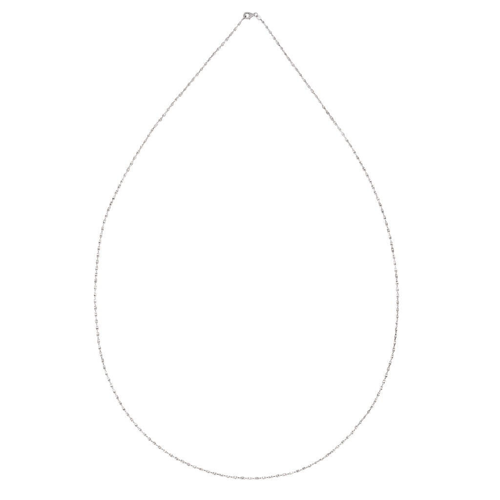 Extraordinary 23.05 carat 18kt White Gold Long Necklace