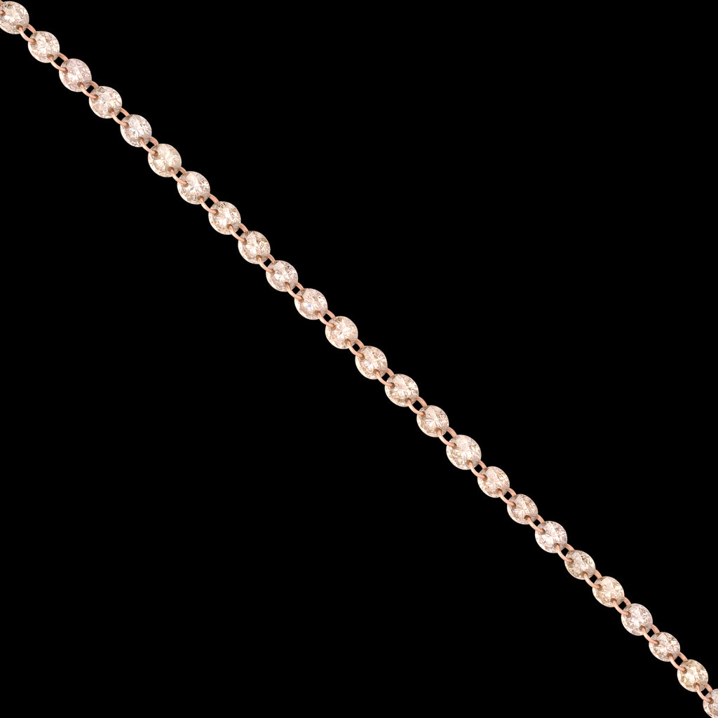 18kt Rose Gold 7.50 carat Diamond Necklace