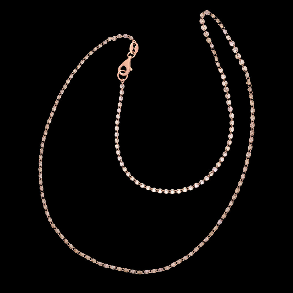 18kt Rose Gold 7.50 carat Diamond Necklace