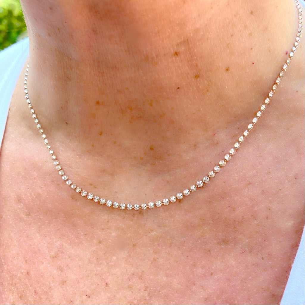 18kt Rose Gold 7.50 carat Diamond Necklace