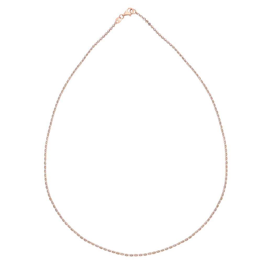 18kt Rose Gold 7.50 carat Diamond Necklace