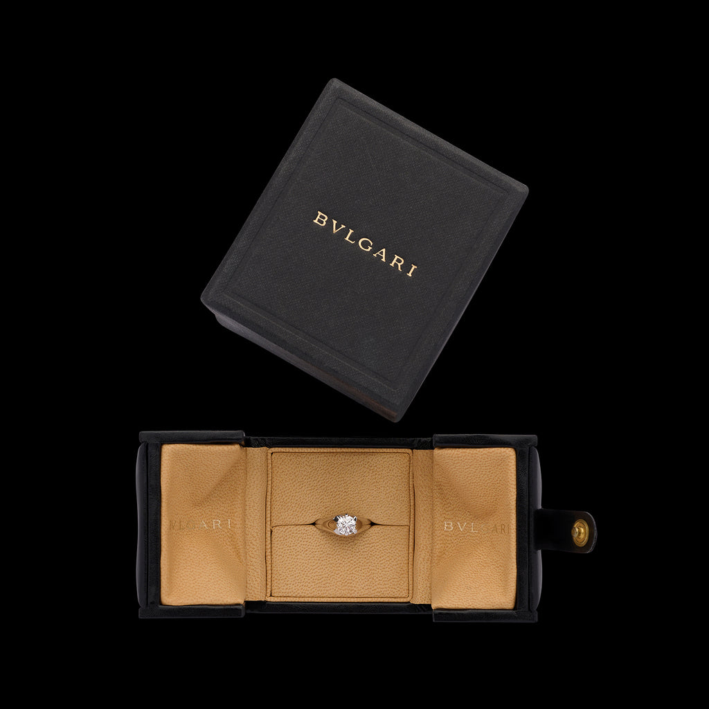 GIA 1.00-ct. GIA D/IF Round Brilliant Diamond Engagement Ring by Bulgari