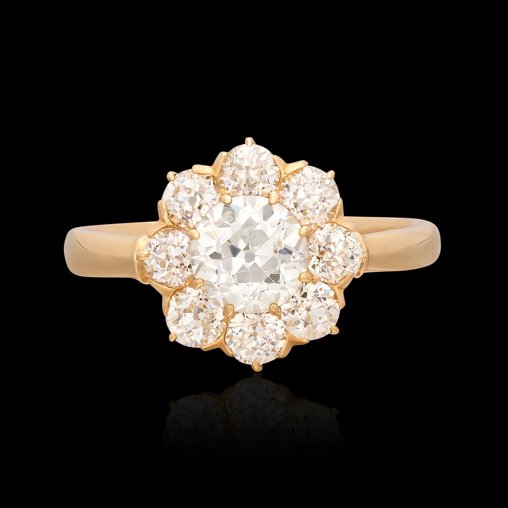 Yaniv Fine Jewelry 18K Gold Evil Eye Diamond Necklace with Sapphire Stone