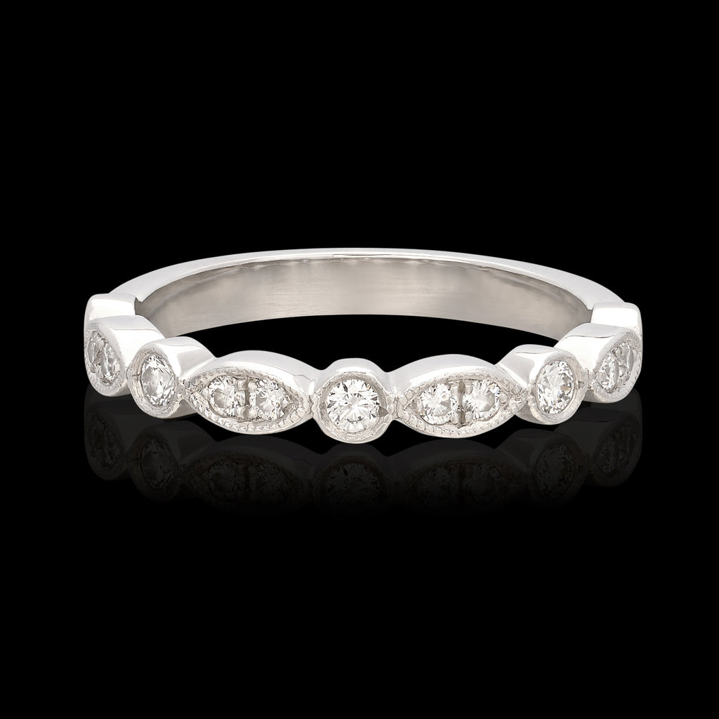 Platinum Diamond Band Ring