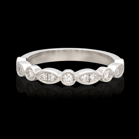 Platinum Diamond Band Ring