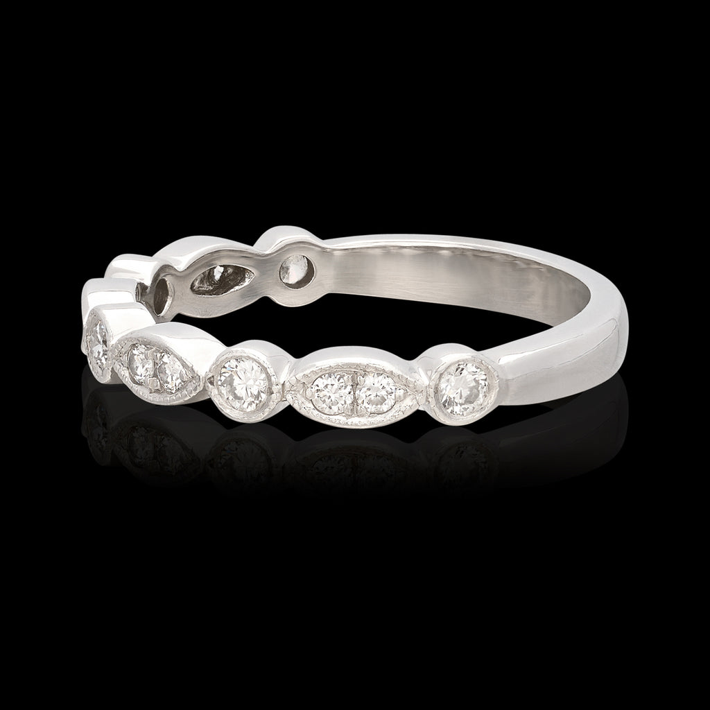 Platinum Diamond Band Ring