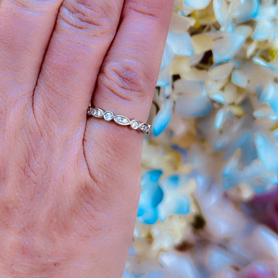 Platinum Diamond Band Ring