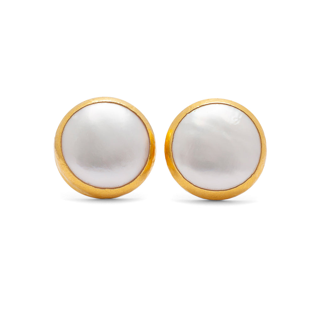 Gurhan 22k Gold and Pearl Earrings