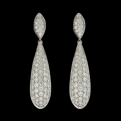 Salavetti Teardrop Diamond Earrings
