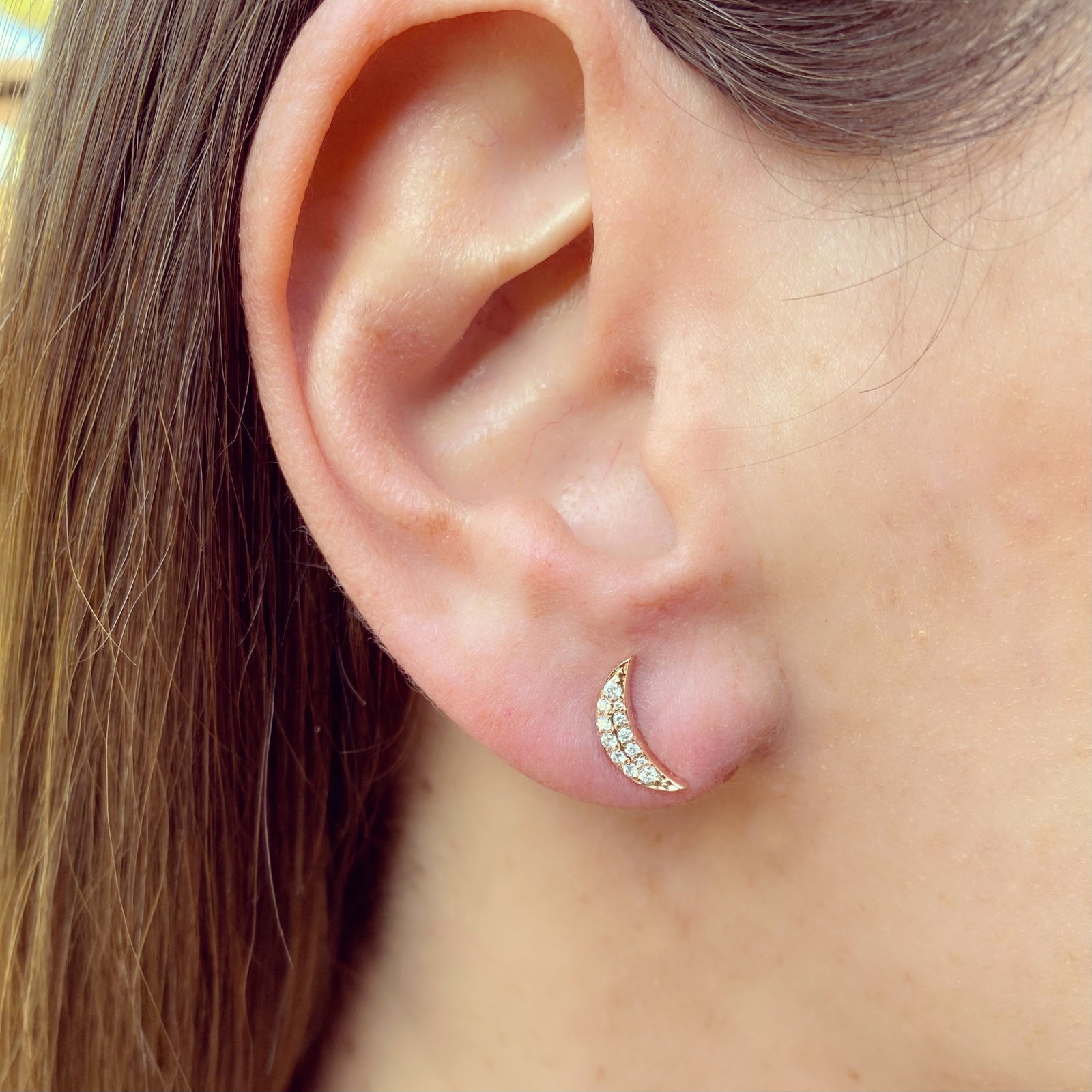Melissa Kaye White Gold Diamond Small Cristina Hoop Earrings