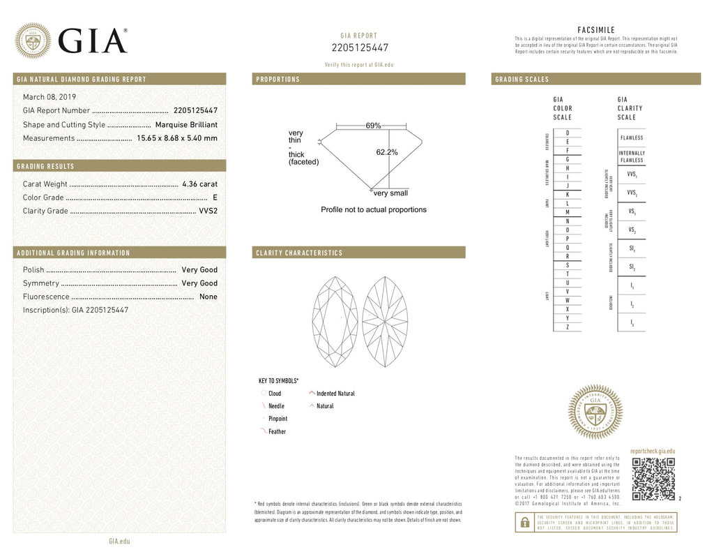 Impressive Tiffany 4.36-ct. Marquise Diamond Ring