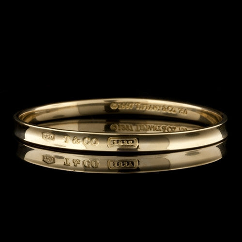 Tiffany & Co. 1837 Gold Bangle1