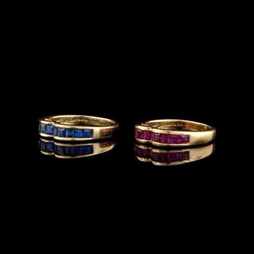 Tiffany & Co. Indented Ruby Band Ring2