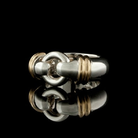 Tiffany & Co. Sterling, 18KT 0 Ring