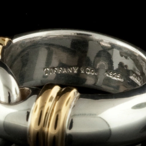 Tiffany & Co. Sterling, 18KT O Ring2