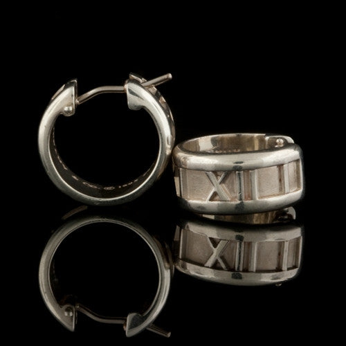 Tiffany & Co. Sterling Atlas Numeric Hoops1