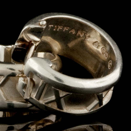 Tiffany & Co. Sterling Atlas Numeric Hoops2