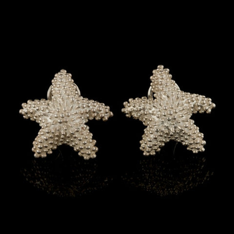 Tiffany & Co. Sterling Starfish Earclips