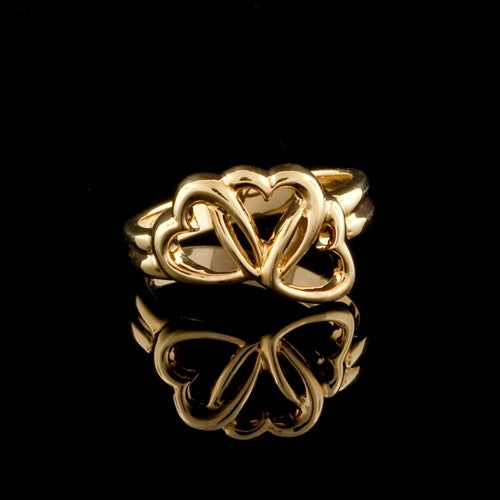 Tiffany & Co. Triple Heart 18KT Ring