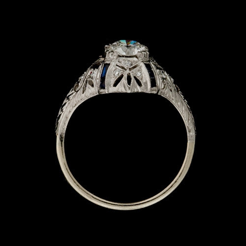 Vintage Diamond & Sapphire Ring1